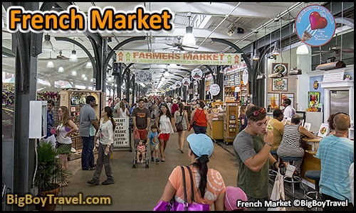 FREE New Orleans French Quarter Walking Tour Map self guided - French Market