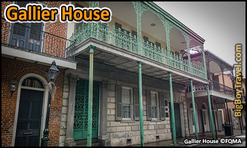 FREE New Orleans French Quarter Walking Tour Map self guided - Gallier House haunted american horror story interview with a vampire inside 1132 Royal Street