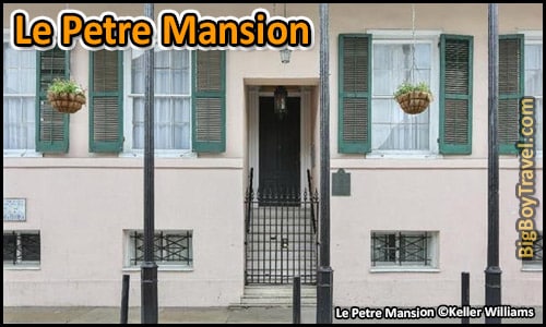 FREE New Orleans French Quarter Walking Tour Map self guided - le Pretre Mansion Sultan of Turkey Murders 716 Dauphine Street