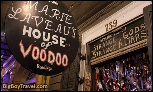 FREE New Orleans Garden District Walking Tour Map Mansions - Marie Laveau's House Of Voodoo shop 739 Bourbon Street