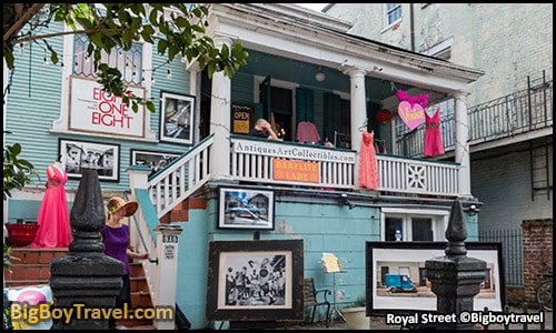 FREE New Orleans Garden District Walking Tour Map Mansions - Royal Street Art Galleries