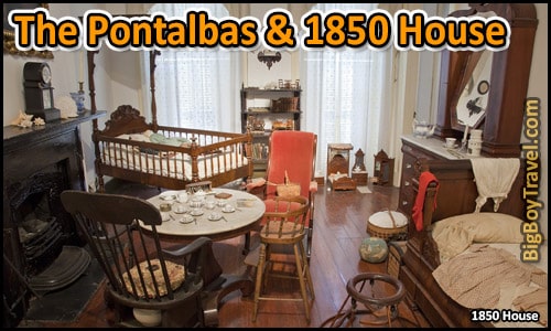 FREE New Orleans French Quarter Walking Tour Map self guided - The Pontalbas 1850 House