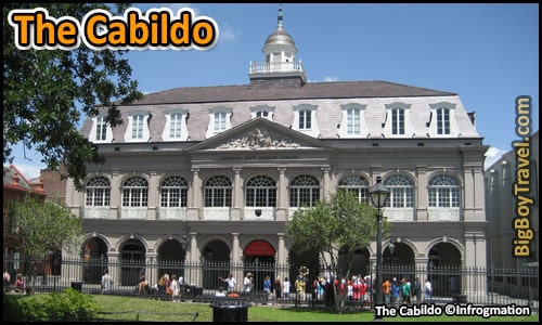 FREE New Orleans French Quarter Walking Tour Map self guided - The Cabildo Museum