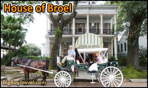 FREE New Orleans Garden District Walking Tour Map Mansions - House of Broel 2220 St Charles Ave Dollhouse Museum