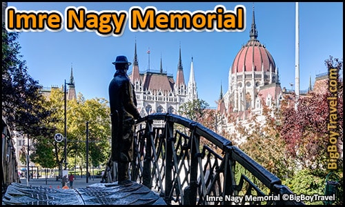 free budapest walking tour map central pest monuments - Imre Nagy Memorial Bridge