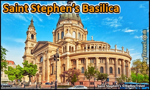 free budapest walking tour map central pest monuments - Saint Stephen’s Basilica