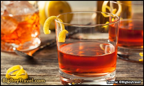 top ten must try drinks in New Orleans best Signature cocktails - Sazerac