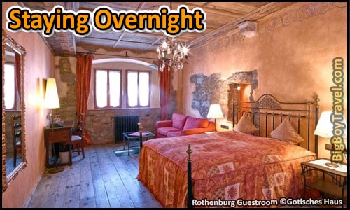 Top Ten Things To Do In Rothenburg Germany - Staying Overnight Hotel