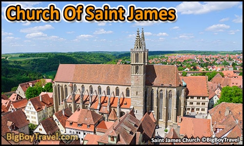 Free Rothenburg Walking Tour Map Old Town Guide Medieval City Center - church of saint james jacob