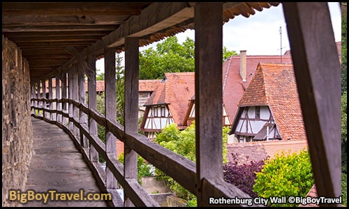 Free Rothenburg Walking Tour Map Old Town Guide Medieval City Center - city wall walk