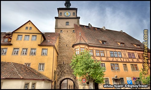 Free Rothenburg City Wall Walking Tour Map Turmweg Guide Medieval Town Walls - Jewish Quarter White Tower