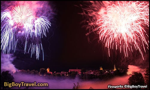 Imperial City Days In Rothenburg Reichsstadt Festtage - Burning City Fireworks show