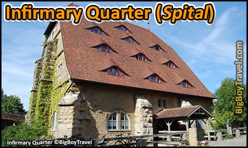 Free Rothenburg Walking Tour Map Old Town Guide Medieval City Center - Infirmary Quarter Hospital