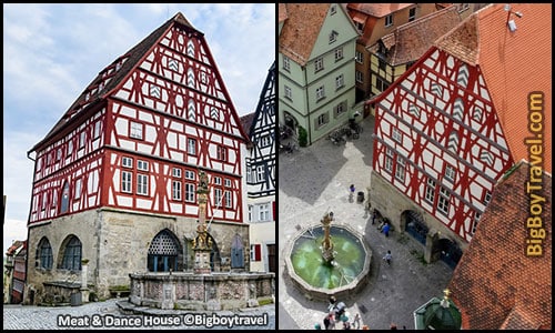 Free Rothenburg Walking Tour Map Old Town Guide Medieval City Center - Meat & Dance House