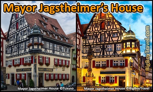 Free Rothenburg Walking Tour Map Old Town Guide Medieval City Center - Mayor Jagstheimer House Marian Pharmacy Marienapotheke