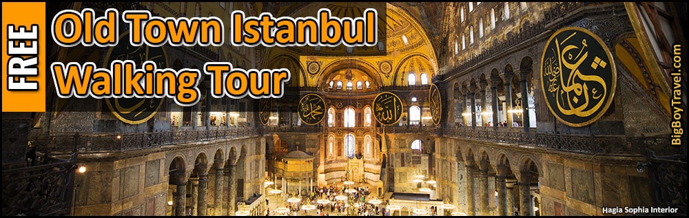 Old Town Istanbul Free Walking Tour Map - Sultanahmet Guide