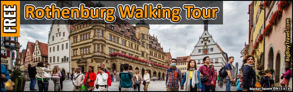 free rothenburg walking tour map guide old town germany