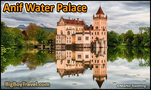 top castles in austria to visit and see best to tour 10 most beautiful - Anif Water Palace Lake Salzburg