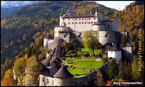 top castles in austria to visit and see best to tour 10 most beautiful - High Werfen Castle hohenwerfen