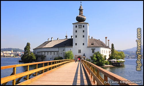 top castles in austria to visit and see best to tour 10 most beautiful - Ort Castle Traunsee Lake Salzkammergut
