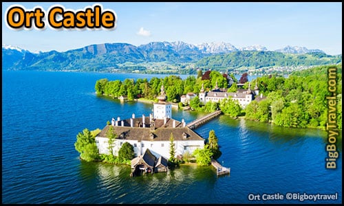 top castles in austria to visit and see best to tour 10 most beautiful - Ort Castle Traunsee Lake Salzkammergut