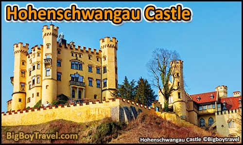 top castles in germany to visit and see best to tour - Hohenschwangau Castle
