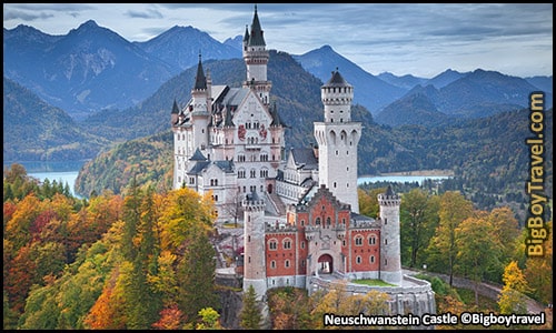 top castles in germany to visit and see best to tour - Neuschwanstein Castle Walt Disney Sleeping Beauty