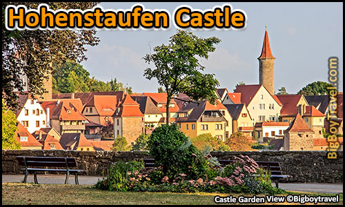 top ten hidden gems in rothenburg germany must see - Hohenstaufen Castle Garden park