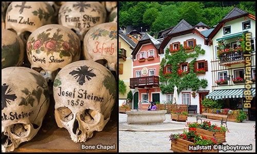 Top 25 Best Medieval Cities In Europe To Visit Preserved - Hallstatt Austria Bone Chapel