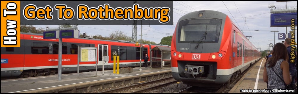 how to get to rothenburg from Munich airport by train or bus from Nuremburg map