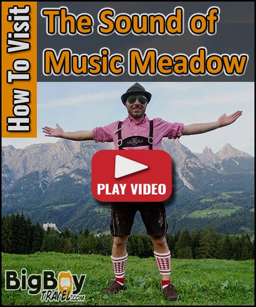 how to get to the sound of music meadow from salzburg werfen trail