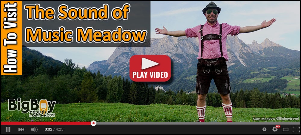 how to get to the sound of music meadow from salzburg werfen trail