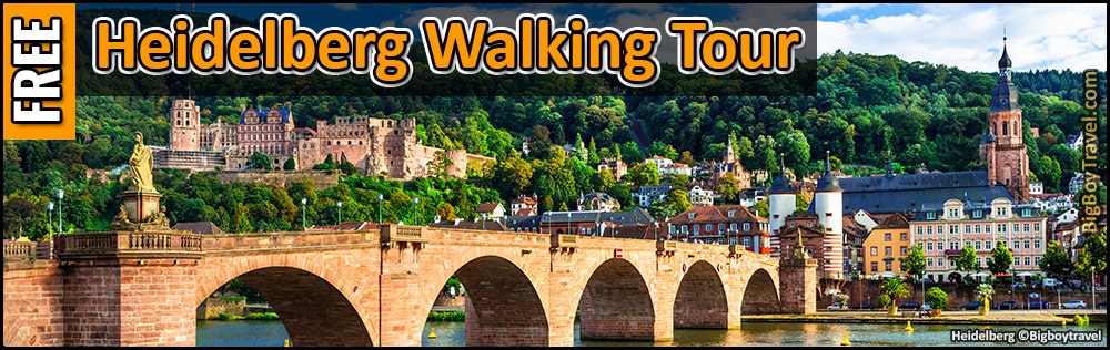 FREE Heidelberg Walking Tour Map Germany - Self Guided Do It Yourself Tour