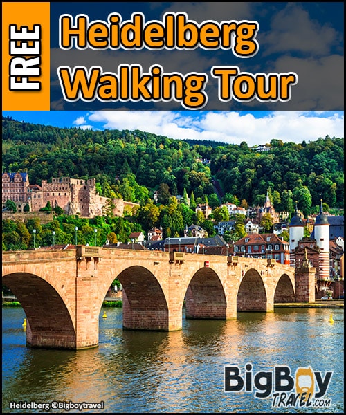 FREE Heidelberg Walking Tour Map Germany - Self Guided Do It Yourself Tour