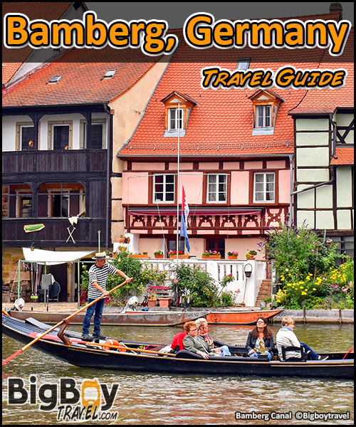 bamberg germany travel guide canal boat gondola