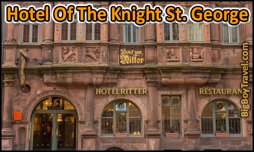 Free Old Town Heidelberg Walking Tour Map Germany - Best Hotel Of The Knight Saint George Zum Ritter