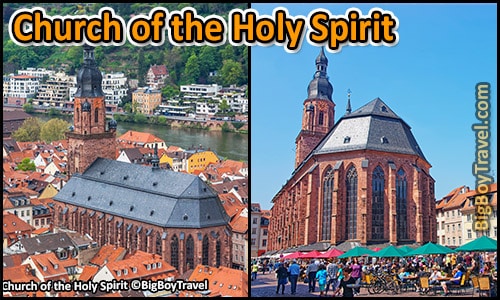 Free Old Town Heidelberg Walking Tour Map Germany - Church of the Holy Spirit Heiliggeistkirche