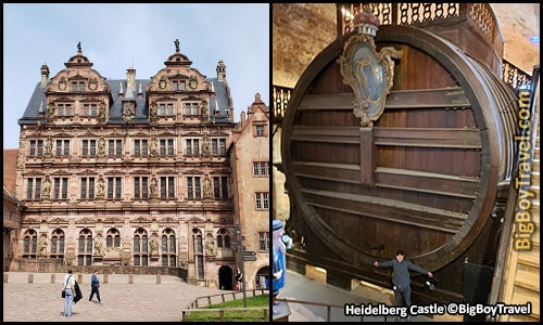 Free Old Town Heidelberg Walking Tour Map Germany - Heidelberg Castle Inside Wine Barrel Tun Vat
