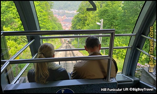 Free Old Town Heidelberg Walking Tour Map Germany - Hill Funicular Lift bergbahn