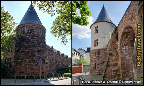 Free Old Town Heidelberg Walking Tour Map Germany - Horse Stables Arsenal Marstallhof University Cafe