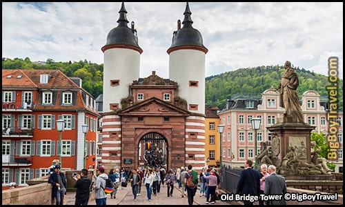 Free Old Town Heidelberg Walking Tour Map Germany - Old Bridge Tower Gate