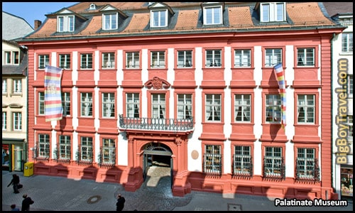 Free Old Town Heidelberg Walking Tour Map Germany - Palatinate Museum & Courtyard