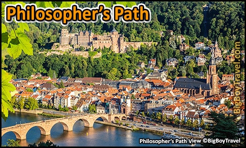 Free Old Town Heidelberg Walking Tour Map Germany - Philosopher’s Path View
