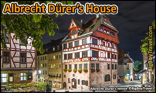 Free Old Town Nuremberg Walking Tour Map - Albrecht Durers House Museum