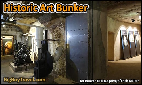 Free Old Town Nuremberg Walking Tour Map - Historic Art Bunker tours Historischer Kunstbunker WW2