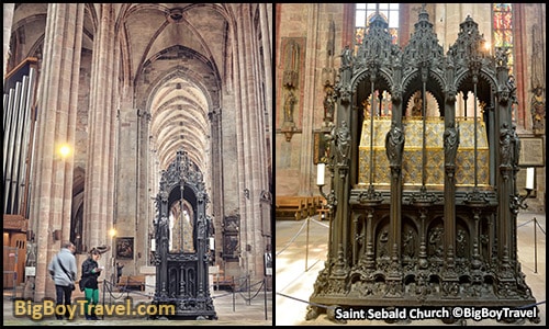 Free Old Town Nuremberg Walking Tour Map - Saint Sebald Church Sebalduskirche