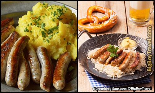 Free Old Town Nuremberg Walking Tour Map - best bratwurst sausage restaurants