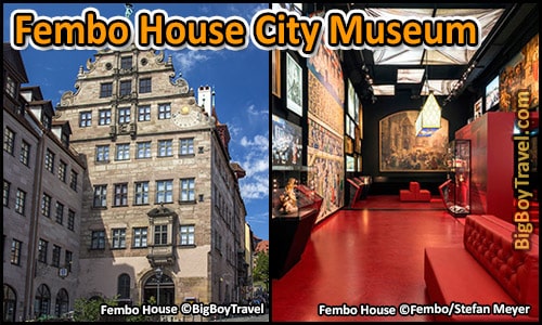 Free Old Town Nuremberg Walking Tour Map - fembo house city museum
