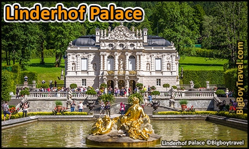 top ten day trips from munich germany best side trips - Linderhof Palace king ludwig hunting lodge