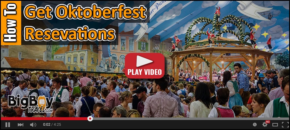 How To Get Table Reservations At Oktoberfest Tents - Without Tickets